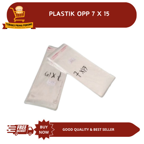 PLASTIK OPP LEM / OPP SEAL 7 X 15