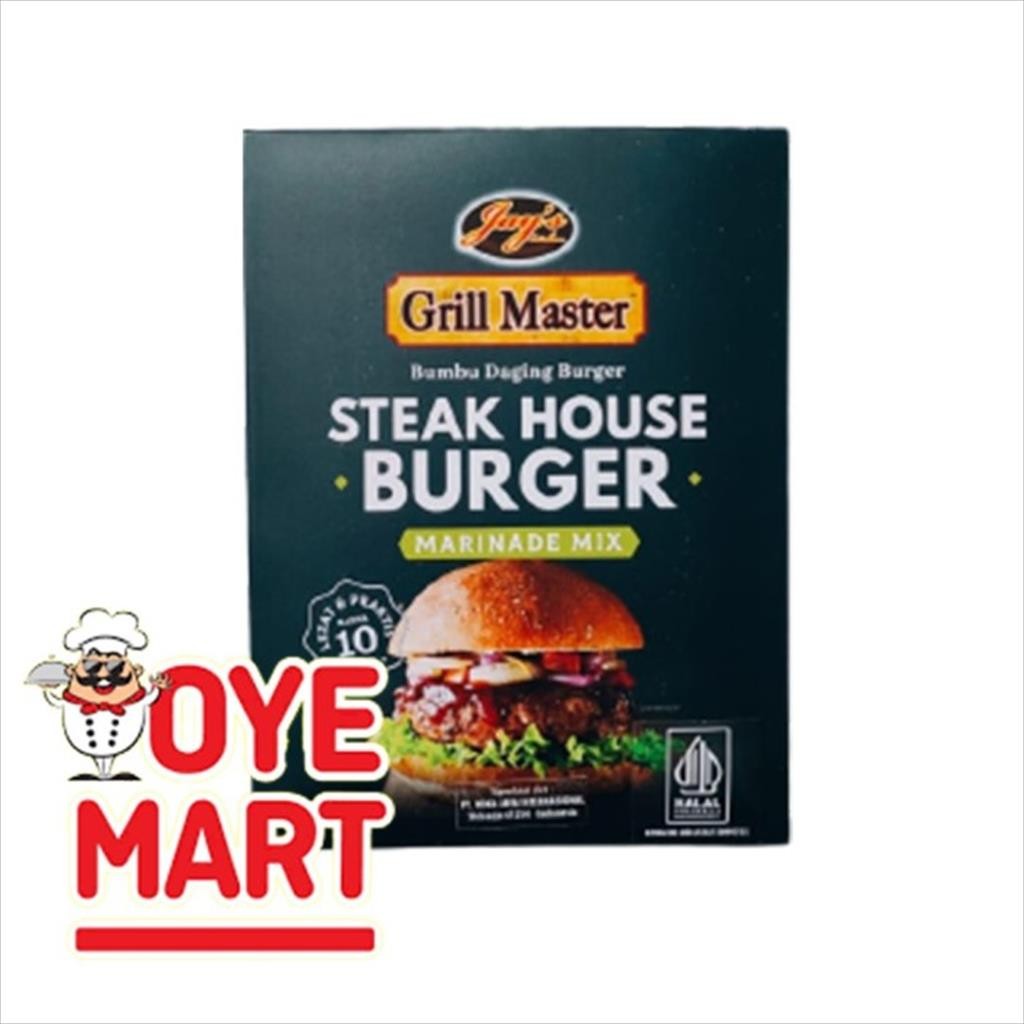 

GRILL MASTER STEAK HOUSE BURGER 30G