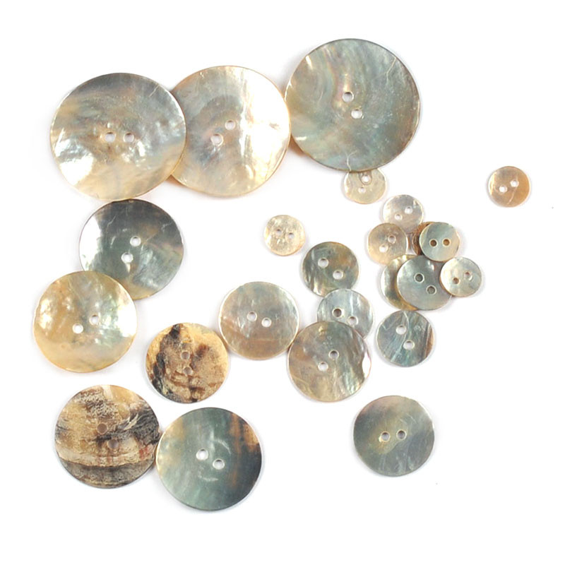 

50Pcs/Lot Natural Mother Of Pearl Shell Buttons For Scrapbook DIY Crafts Clothing Decoration Handmade Home Accessories trs0399