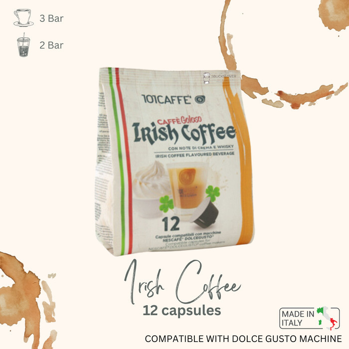 

Dolce Gusto Capsules - Irish Coffee (12 Capsules)