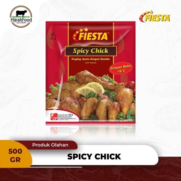 

Fiesta Spicy Chick Daging Ayam Dengan Bumbu Siap Masak 400 gram Frozen