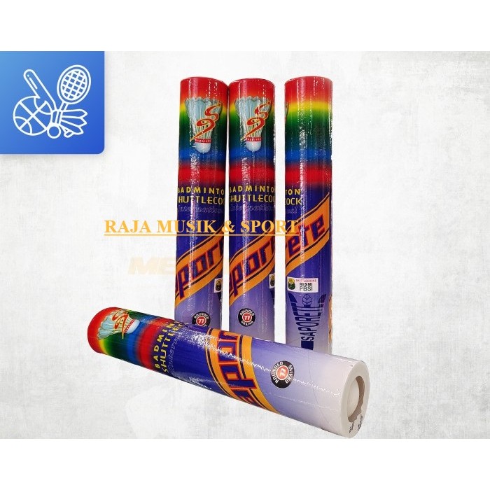Kok badminton / Kok Bulutangkis / Shuttlecock Badminton Saporete Biru Pelangi SH313