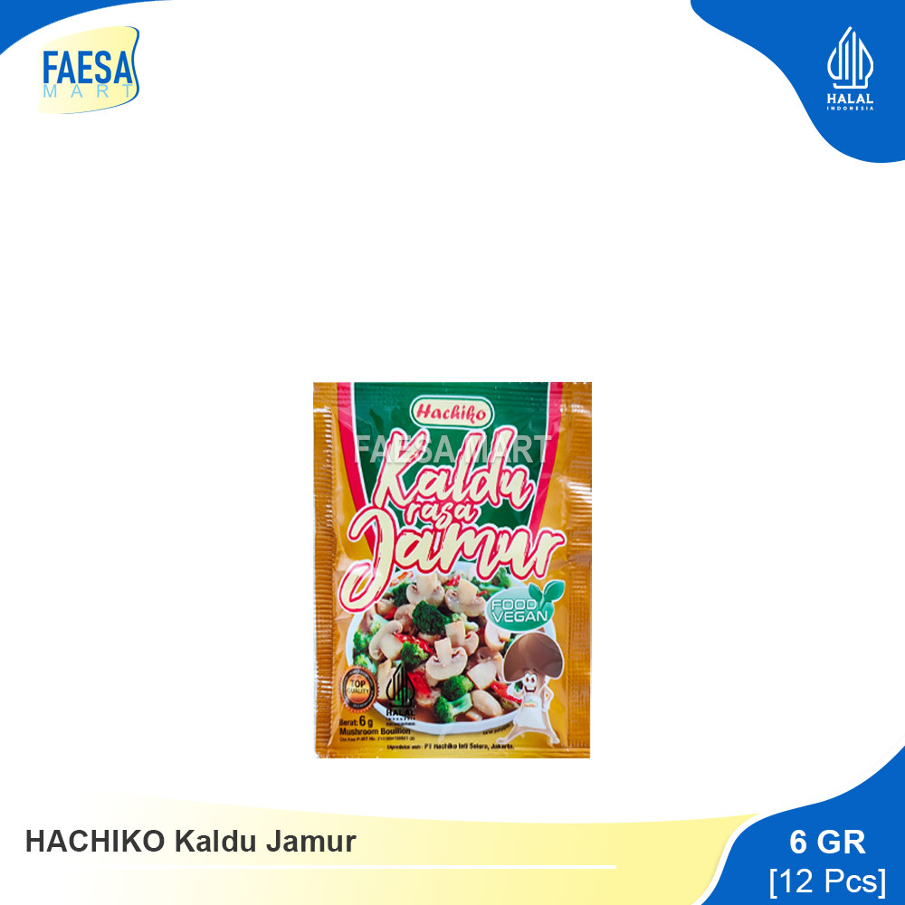 

HACHIKO Kaldu Jamur Sachet 6gr (12 Pcs)
