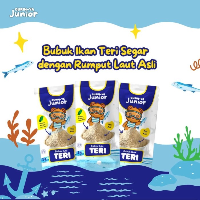 

Bubuk Ikan Teri 5gr Gurih Ya Bumbu Mpasi Anti GTM