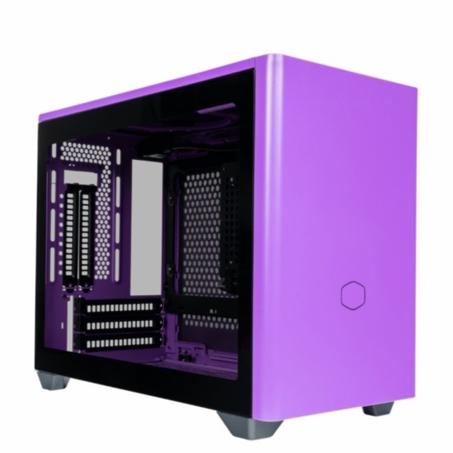 COOLER MASTER MASTERBOX NR200P - MINI ITX PC Case - Purple