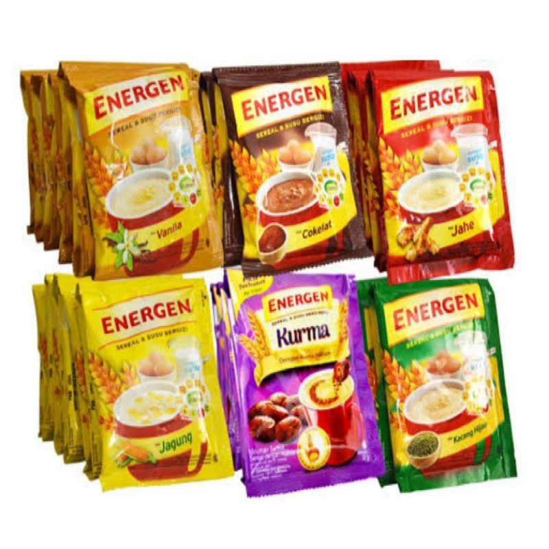 

ENERGEN SEREAL /1 RENCENG ISI 10/minuman energen/sereal energen