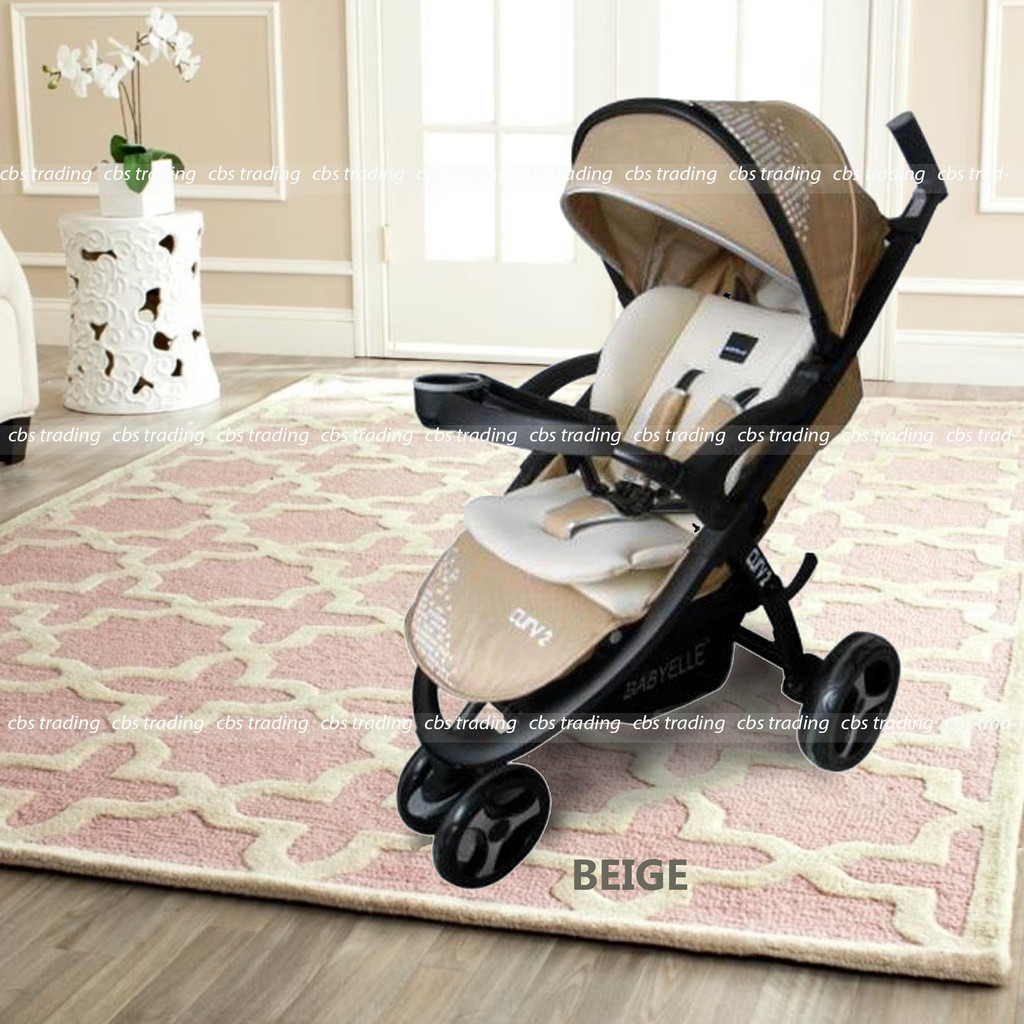 Babyelle Stroller CURV SP 701/ Curv 700 New Gold Frame - Baby Elle Curv SP / Curv 2 - Kereta Dorong 