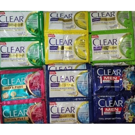Clear Shampo Sachet / Shampo Rambut Clear
