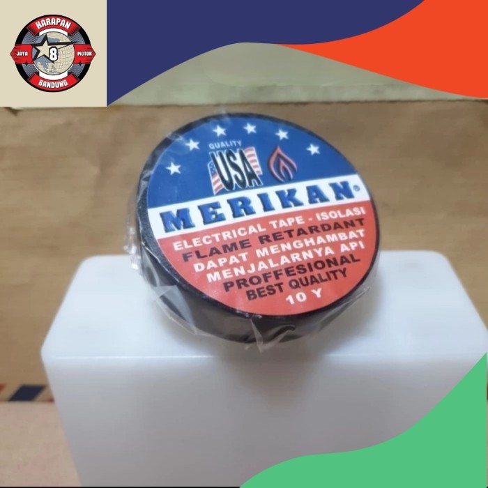 

SOLASI ELECTRICAL TAPE 10 Y TAHAN PANAS MERK MERIKAN UKURAN KECIL