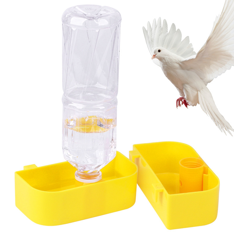 

Bird Feeder Water Bottle Drinking Cups Large Capacity Automatic Water Dispenser for Quails Chicken Parrot Pigeons