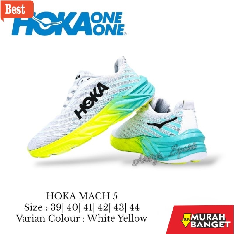 sepatu sneakers wanita original SEPATU HOKA ONE ONE MACH 5/SEPATU HOKA RUNNING SHOES/HOKA MACH 5/HOK