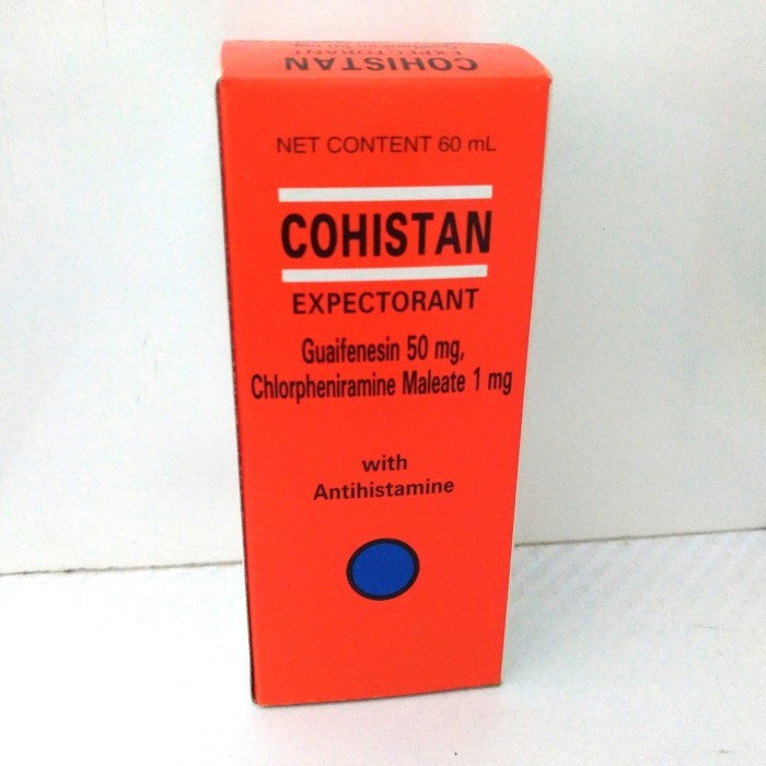 sirup obat batuk cohistan expectorant 60ml anak dewasa batuk berdahak