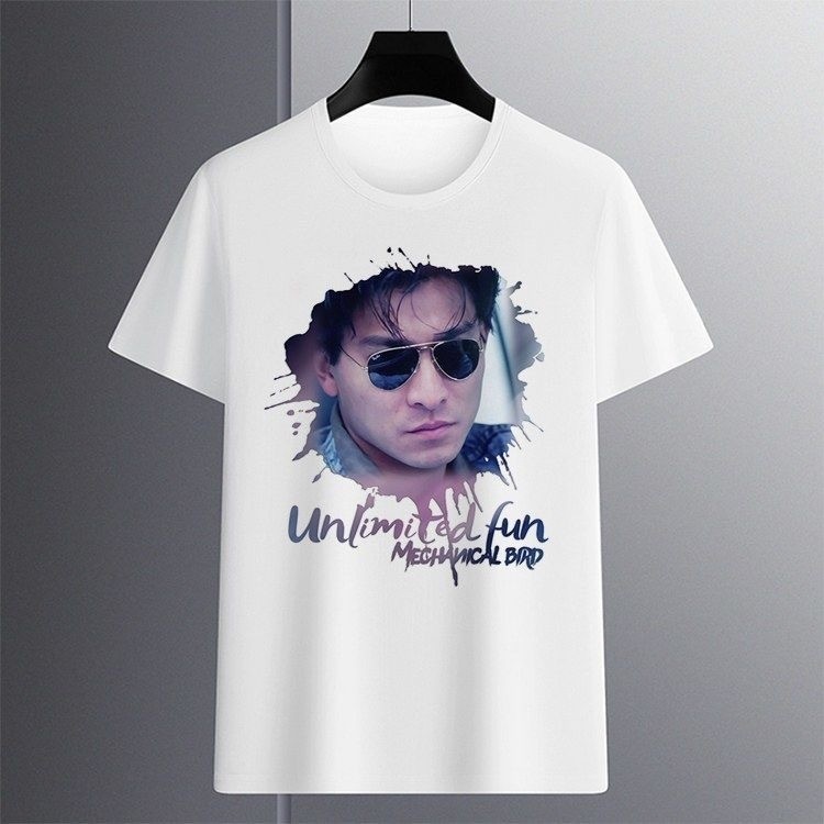 【COD】100% katun Kaos Konser Andy Lau Klub Pendukung Penggemar Pria dan Wanita kaos vintage reggae ts