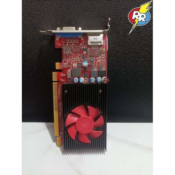 Vga Card Mini PC AMD Radeon R7 200 Series 2 GB 64 Bit DDR5 Mantap Port vga Rgb dan display port