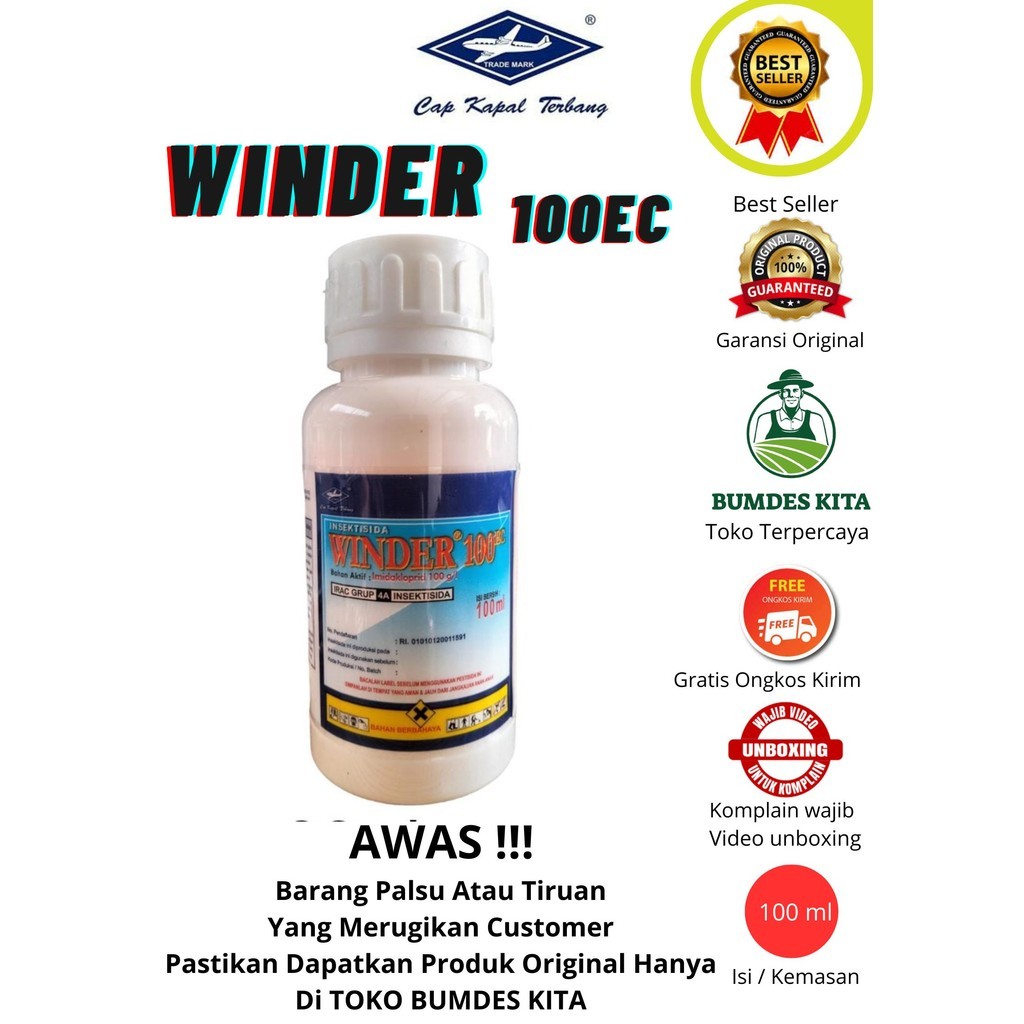 INSEKTISIDA WINDER 100EC - 100ML