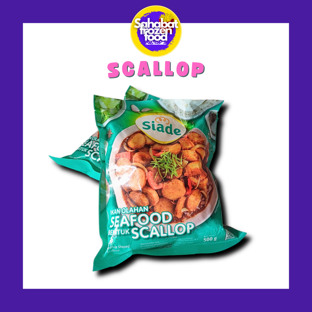 

Siade Seafood / Ikan Olahan Scallop 500gr