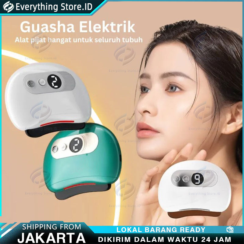 Gua Sha Face Massage Electric Massager / Face Gua Sha Electric Beauty Machine / Alat Pijat Elektrik 