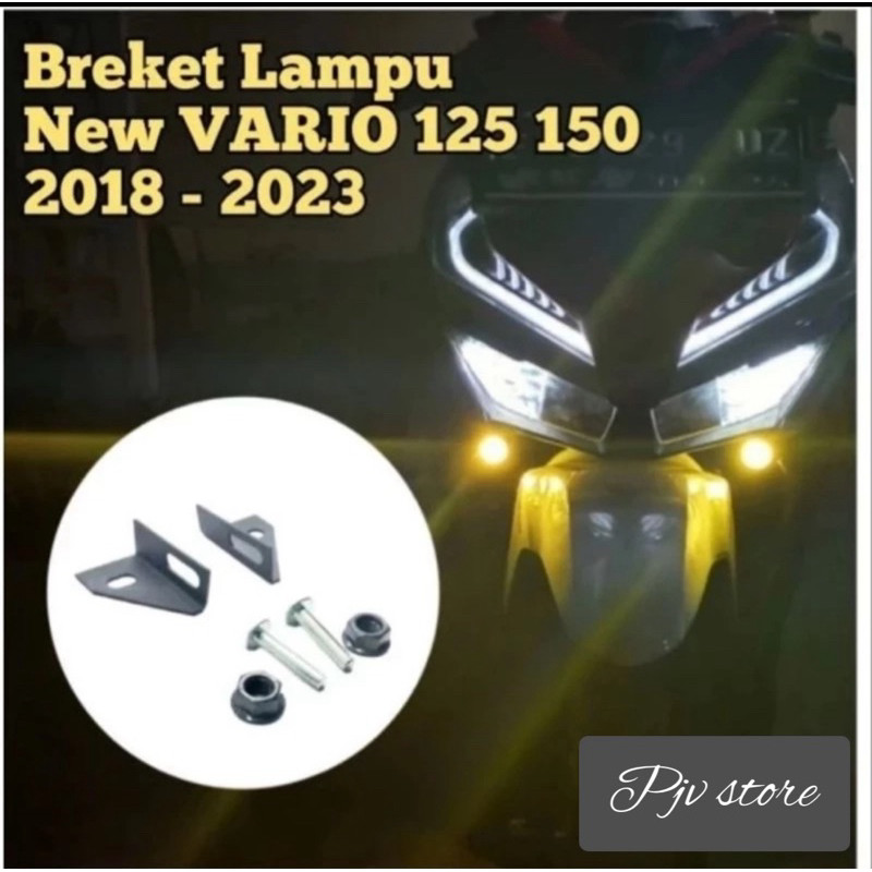 Breket Dudukan Lampu Tembak New VARIO 125 150 NEW VARIO 150 VARIO 125 150 LED
