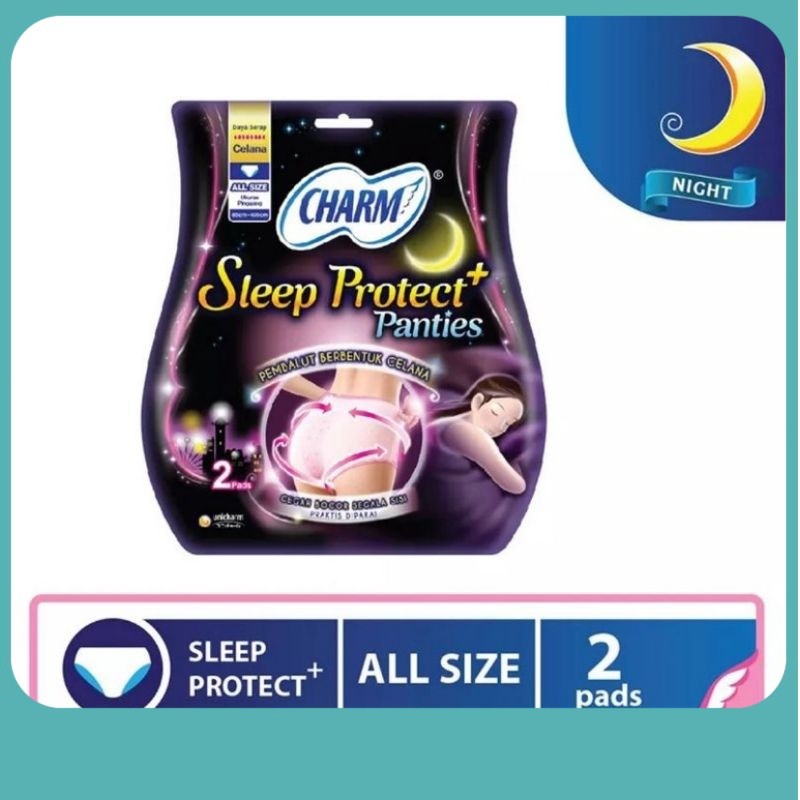 Charm Sleep Protect+ Panties, pembalut berbentuk celana