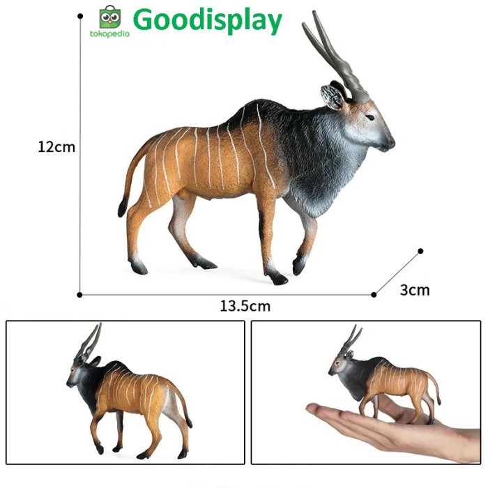 "Anh.S" -  PASTI READY aneka mainan pajangan miniatur hewan animal figure domba rusa antelope - Gian