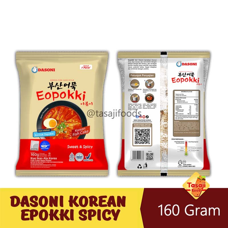 

Dasoni Eopokki Sweet & Spicy Korean Fish Cake 160 Gram Mamasuka