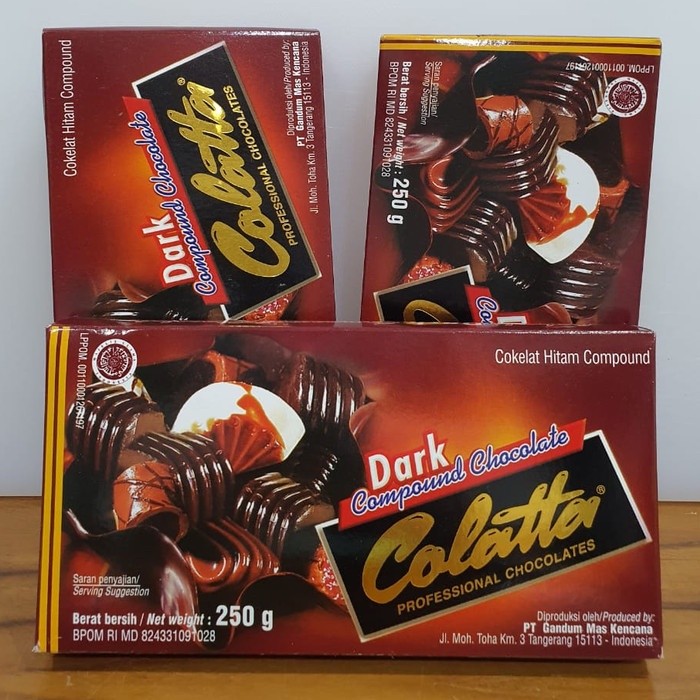 

DARK CHOCOLATE COLATTA (pack 250gr)