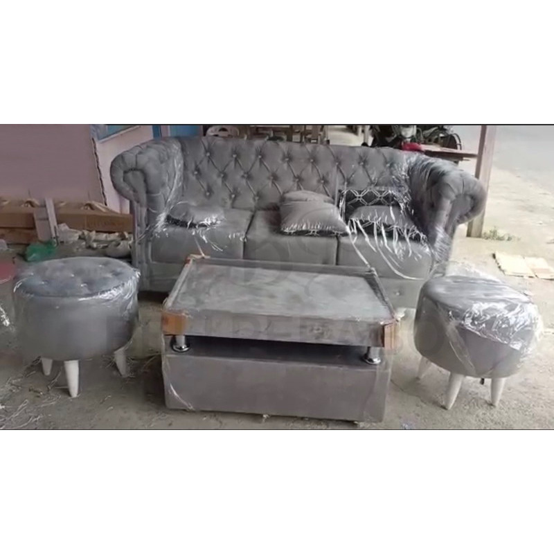 [ PERABOTKU28 ] Sofa Maddona Kain Baldu Kilat