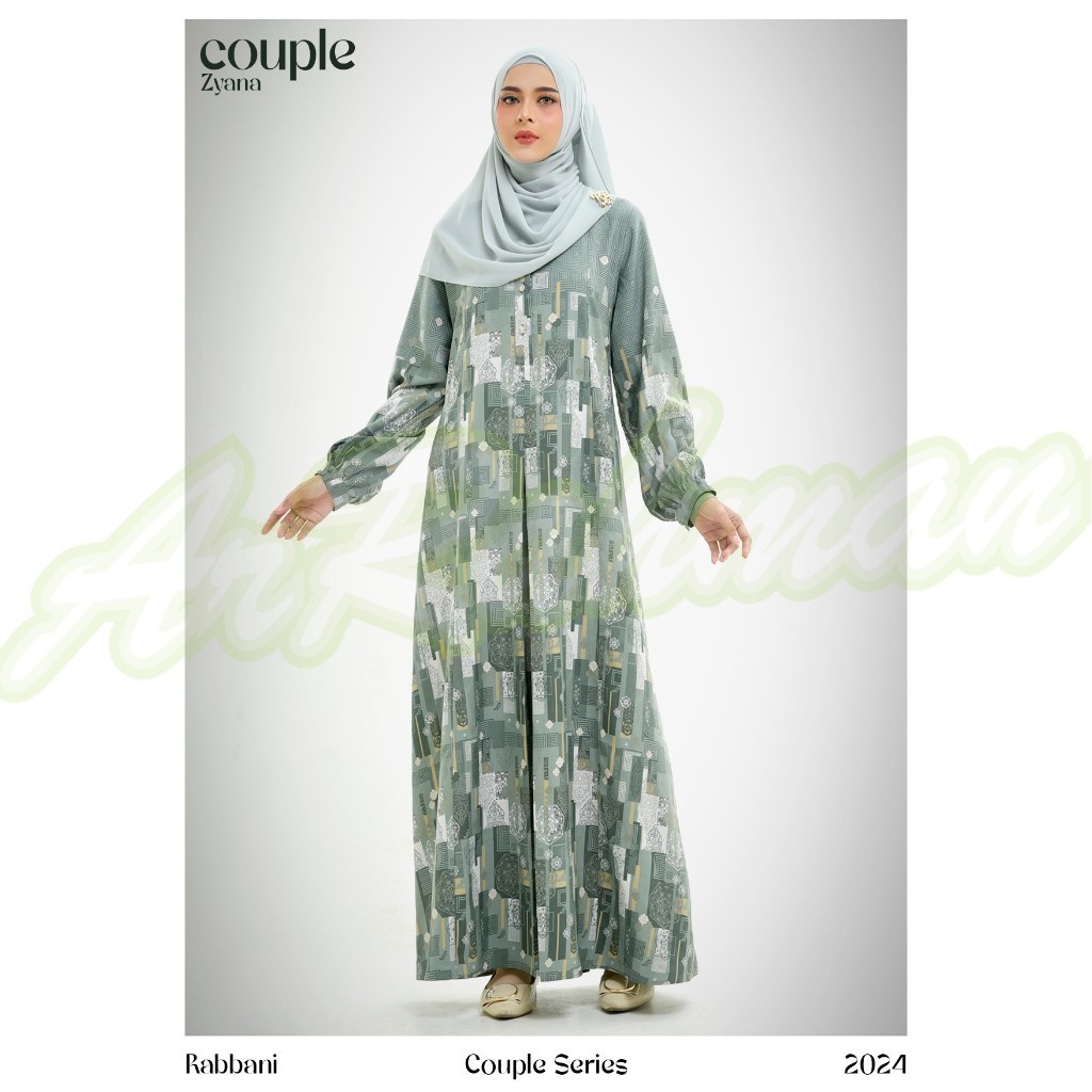 DISKON Couple Dress Koko Zyana |  Sarimbit lebaran | Sarimbit keluarga | Baju Couple terbaru | Gamis