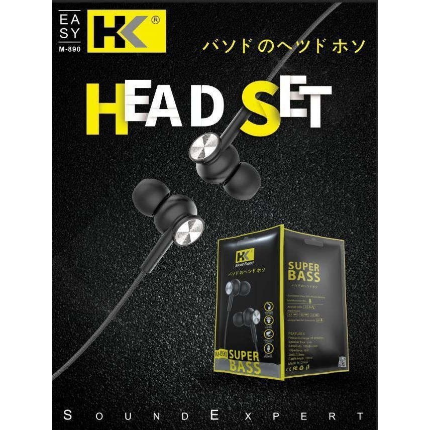 HEADSET / HANDSFREE HK M-890 SOUND EXPERT METAL SUPER BASS