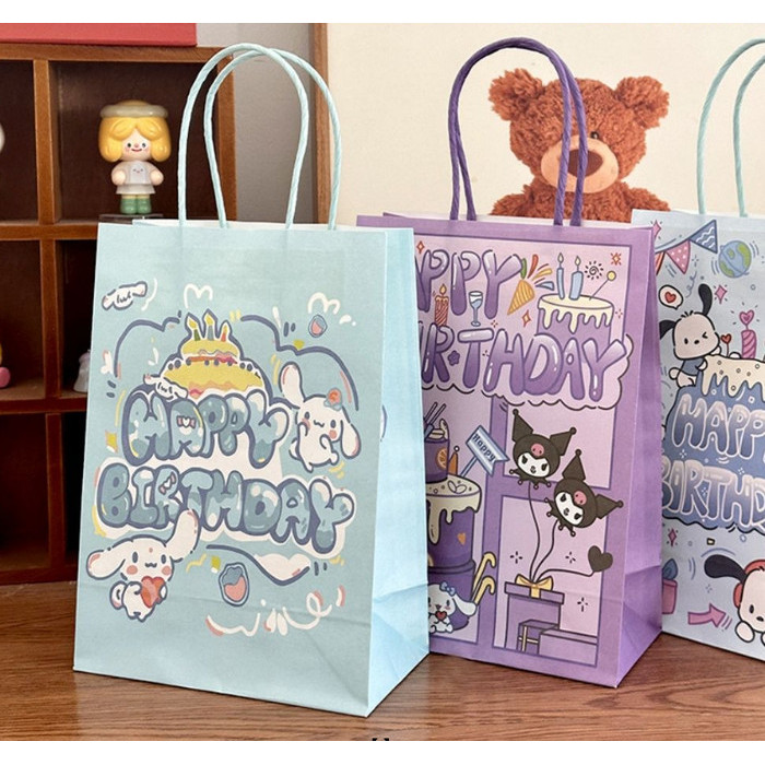 

Paper Bag Paperbag Ulang Tahun Tas Kertas SANRIO BIRTHDAY EDITION 03 Hampers Gwiyeo