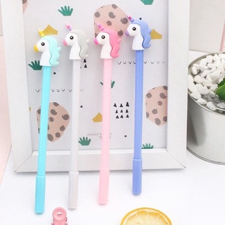 

pulpen karakter unicorn bolpoin sekolah anak pulpen karakter gambar lucu hitam