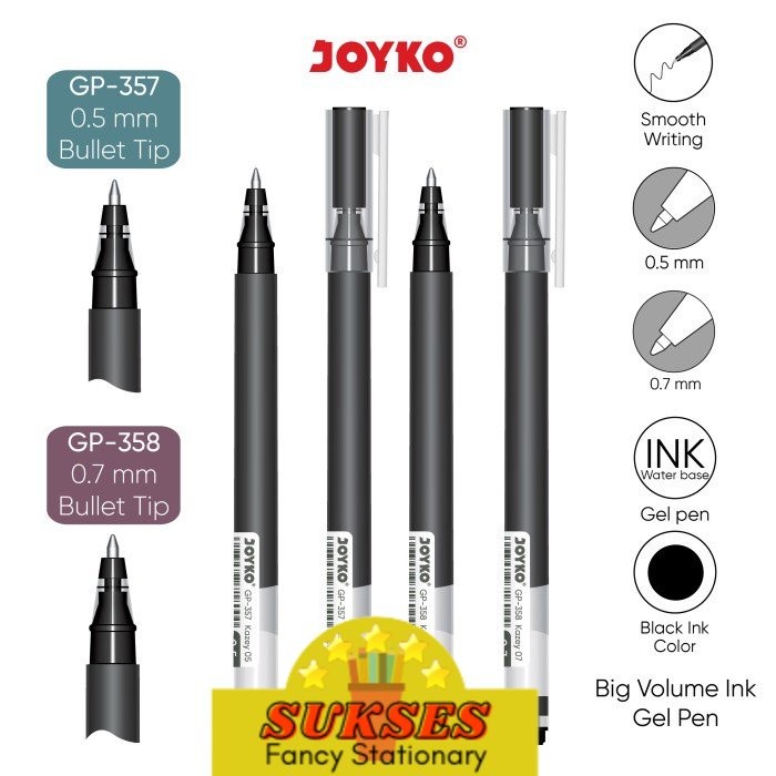 

Gel Pen Pulpen Pena Joyko GP-357~358 Kazey