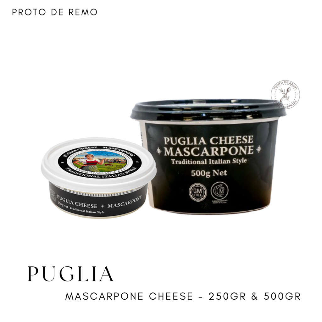 

Puglia Mascarpone Cheese | Keju Mascarpon Italy - 250GR & 500GR