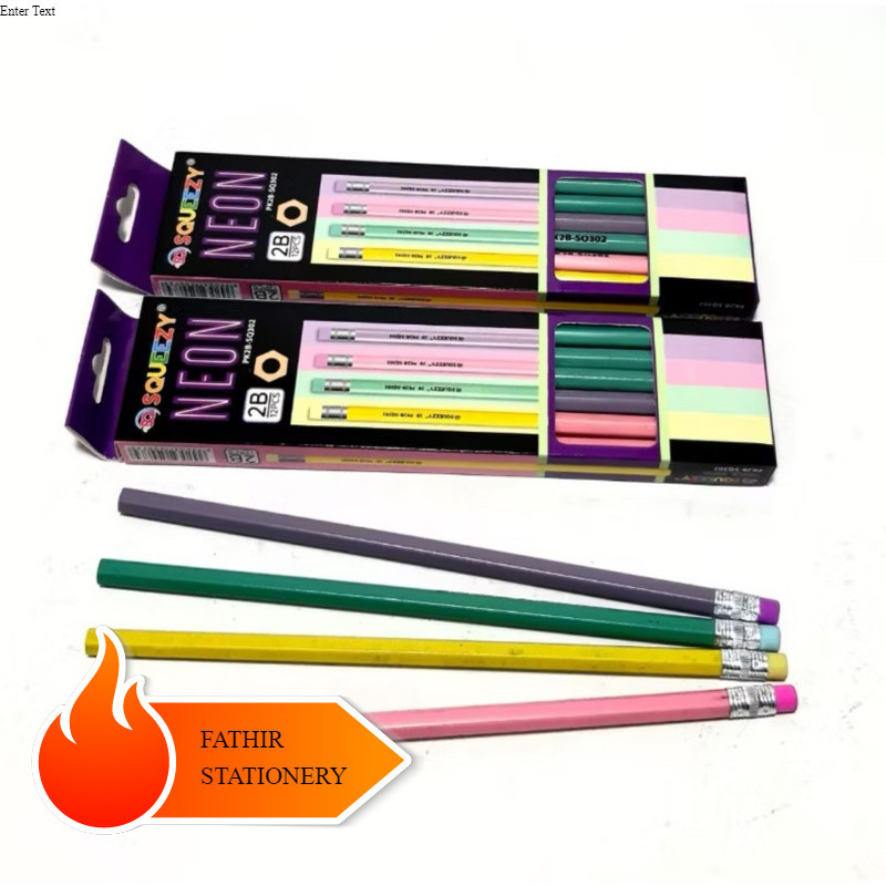 

Pencil 2B SQUEEZY ISI12 PCS