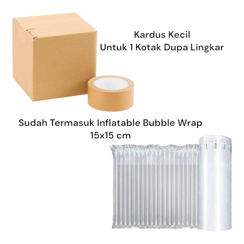 

Kotak + Bubble Wrap Packing Aman Untuk Dupa Lingkar - Pelita Fortune