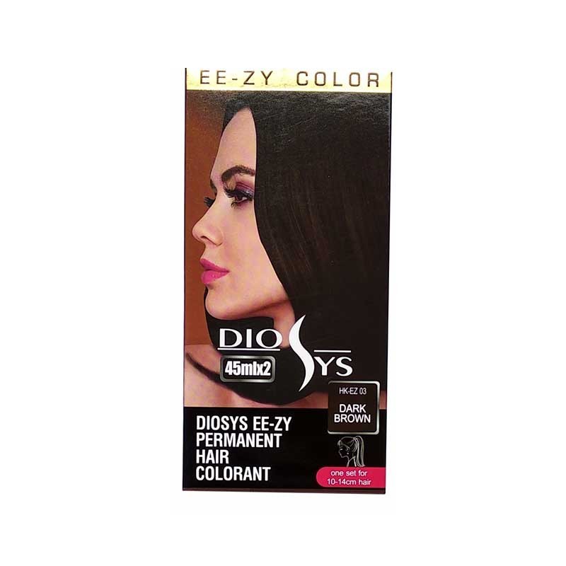 DIOSYS EE-ZY HAIR COLORANT HK-EZ 03 DARK BROWN 100 mlx2