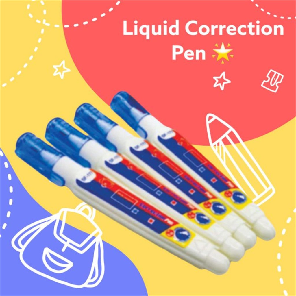 

(SF177) CORRECTION PEN TIPEX TIPE X CORRECTION FLUID CAIRAN KOREKSI PENGHAPUS CAIR ATK STATIONARY MURAH