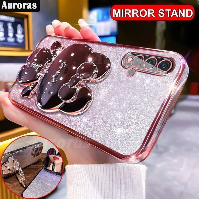 Untuk Huawei Nova 5T Nova 4 Nova 4e Nova 3 Nova 3i Phone Case Rotasi 360 derajat dengan bingkai keli