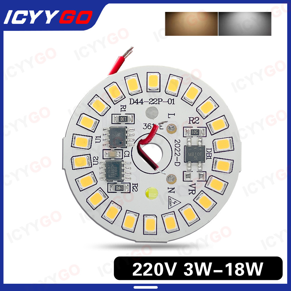 LED Bulb SMD Light SMD2835 3W 5W 7W 9W 12W 15W 18W Light Source Cricket Bulb Lamp AC 220V LED Downli