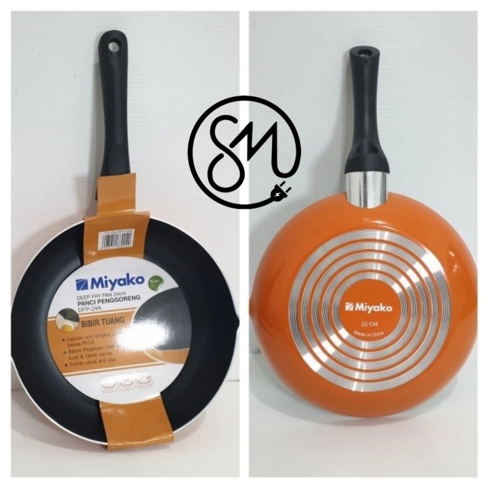 Panci Miyako Fry pan penggorengan tanpa minyak  14 18 20 22 cm