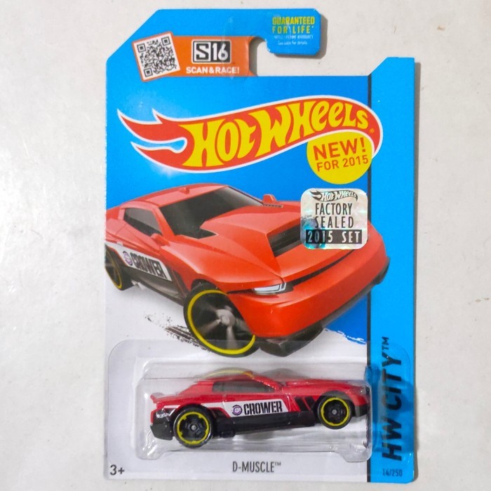 EL99 Hotwheels Hot Wheels D-Muscle D Muscle merah Factory Sealed 2015 City