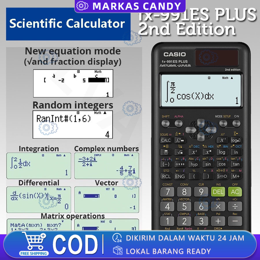 

Kalkulator Scientific Casio FX-991EX Kalkulator Scientific Casio ilmiah FX-991EX Classwiz Asli dan Bergaransi FX-991CW Kalkulator Ilmiah Original 991ES-Plus Kalkulator Casio Scientific Calculator Casio Scientific Kalkulator Scientific Casio 82ms