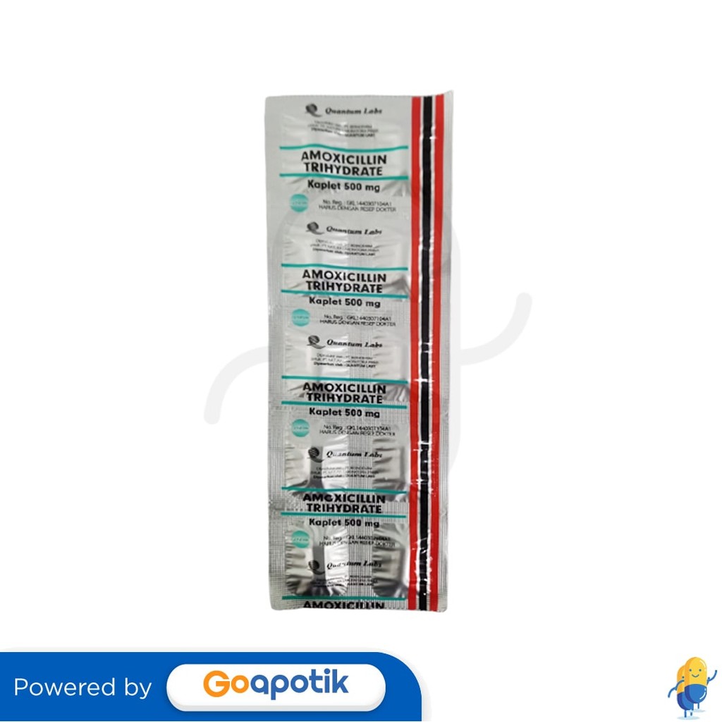 Amoxicillin Trihydrate Natura / Quantum 500 Mg Strip 10 Kaplet