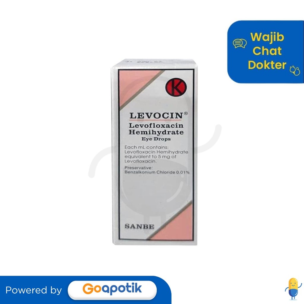 Levocin Eye Drops Isi 5 Ml Botol