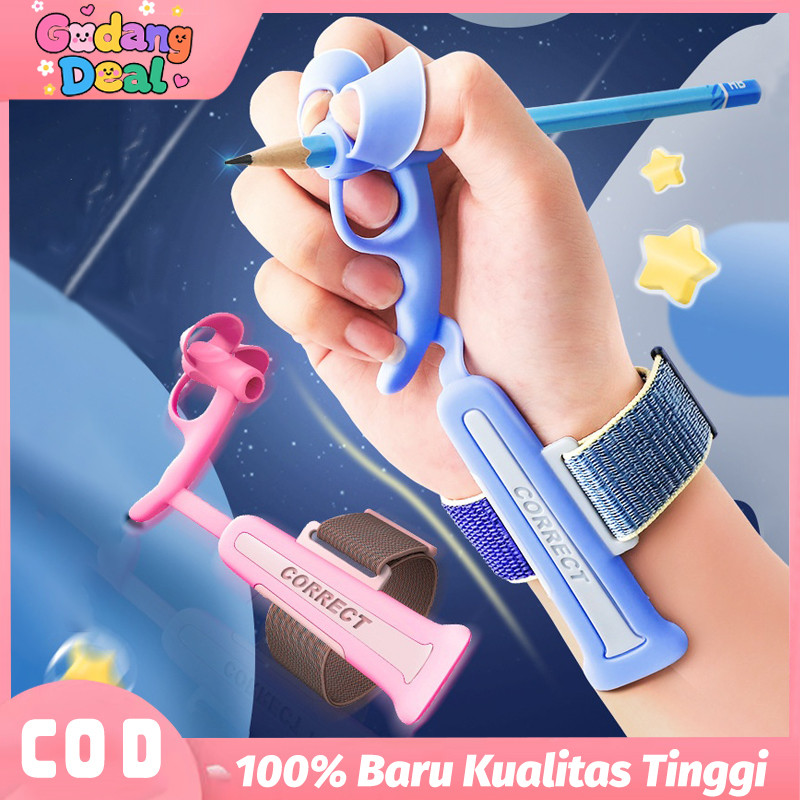 

Children's 5-finger Pen Holder Soft Silicone Writing Posture Pencil Grasp-for Kids Learning Aid Grip Posture Correction Tool