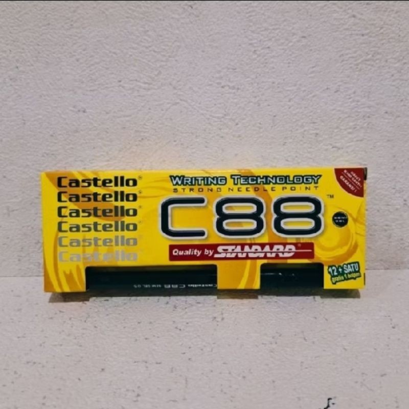

JAMIN MURAH !!!Pulpen STANDARD CASTELLO C88 (perpak)(BISA LANGSUNG ORDER)