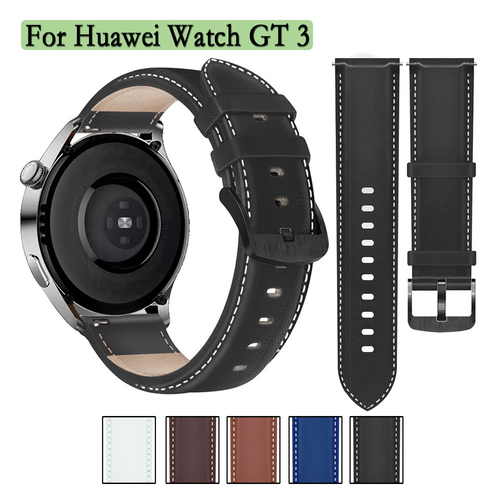 Original Leather Strap For huawei watch GT3 46mm GT Runner Wacth Band Bracelet for huawei Watch GT 2