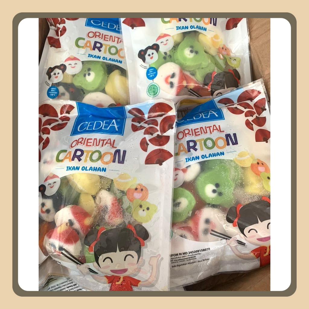 

Cedea Karakter Olahan ikan Farm Oriental Cartoon (kARTUN) 200gr