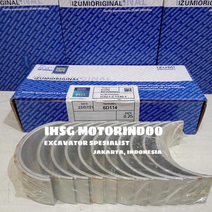 METAL DUDUK PC300-8 PC300-8MO MAIN BEARING 6D114 IZUMI