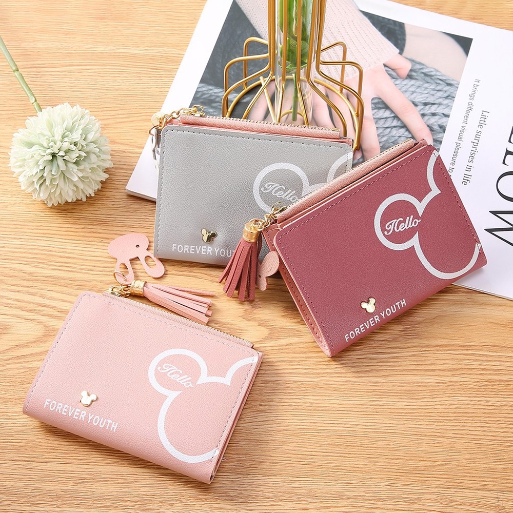 WEISON - DOMPET WANITA LIPAT D109 DOMPET KARAKTER LUCU KARTUN